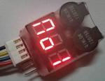 Lipo Voltage Tester 1S-6S link Alarm Low Buzzer