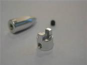 Steel prop nut and drive dog for 4mm cable - rc boat