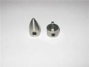 stainless steel prop nut and drive dog for 1/4 shaft (6,35)