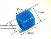 Silicone water cooling coil for B36 540 size motor